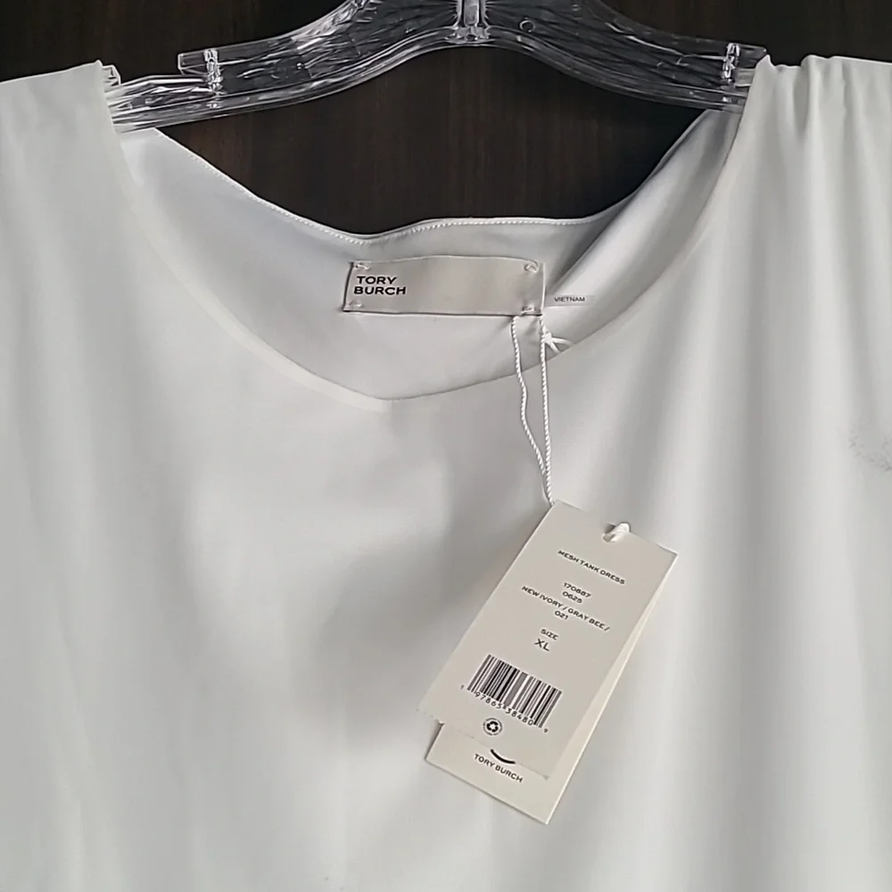 NWT Tory Burch Mesh Bee Tank Dress